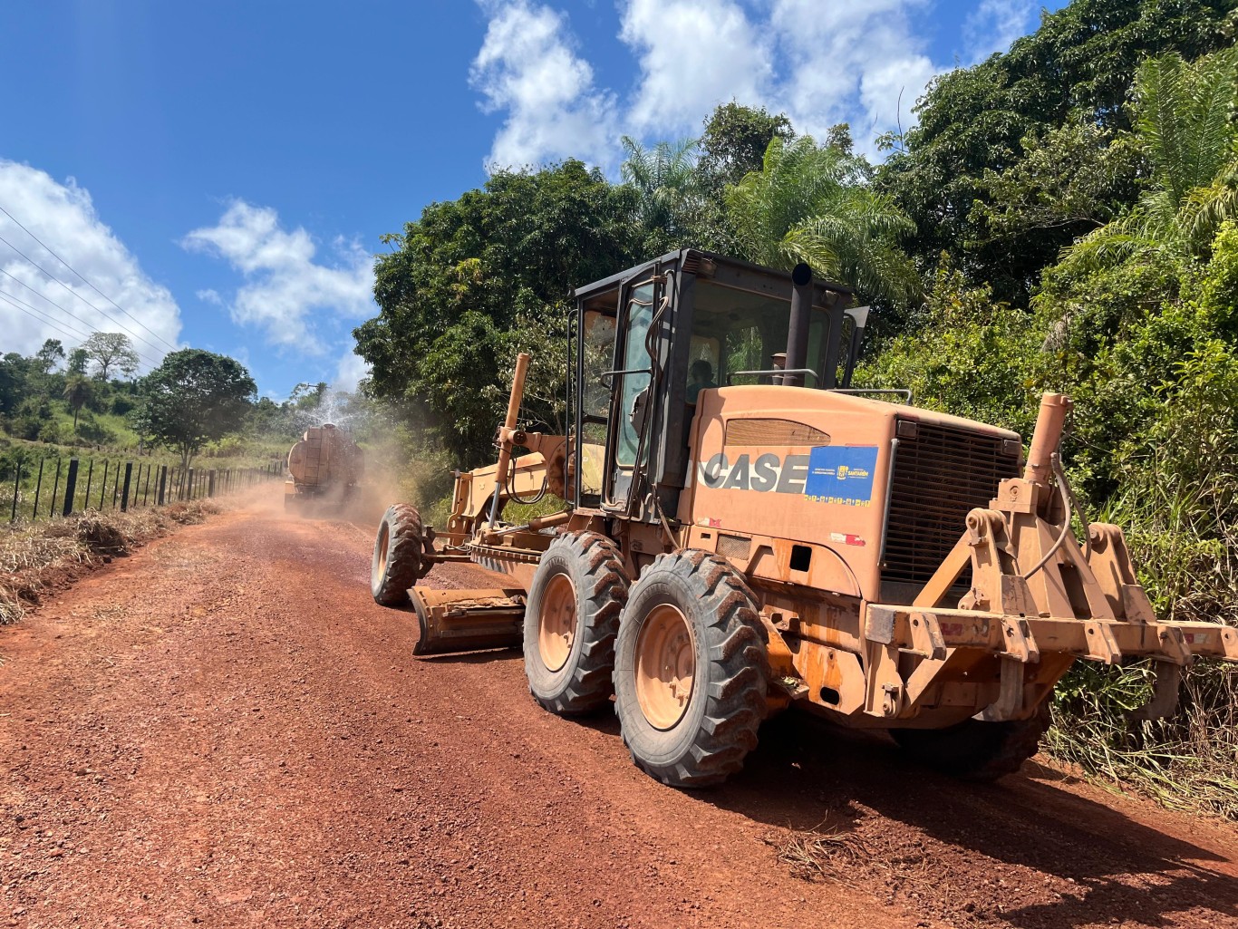 Puxirum recupera 12 km de ramais de acesso às comunidades de Cruzeiro e Igarapé do Pimenta, no Planalto