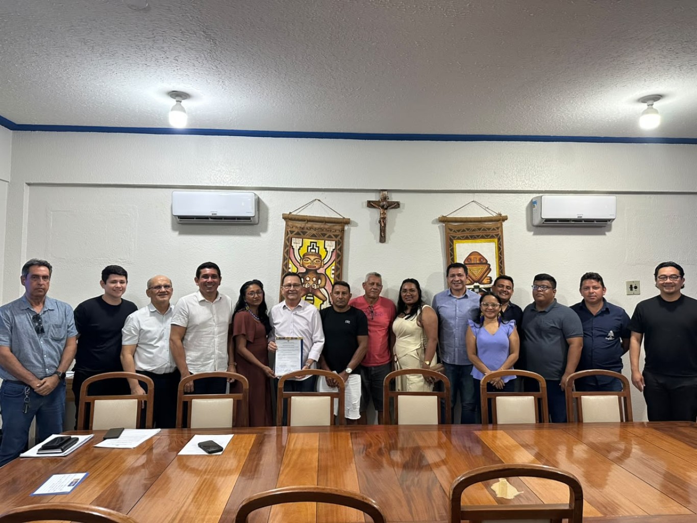 Prefeito Zé Maria autoriza início das obras de construção da escadaria de acesso a Comunidade e Aldeia Jauarituba