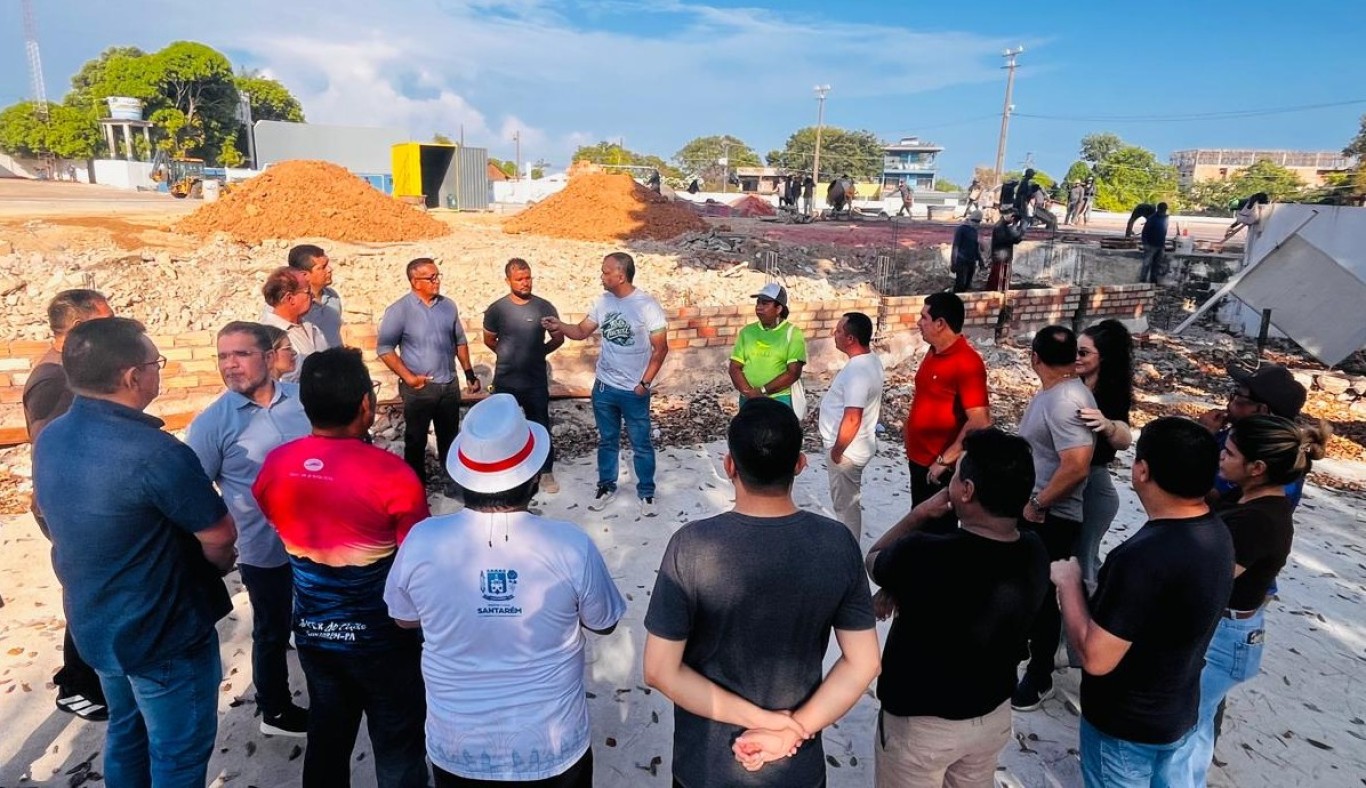 Equipe técnica da Prefeitura vistoria espaços em Alter do Chão para o Sairé 2026
