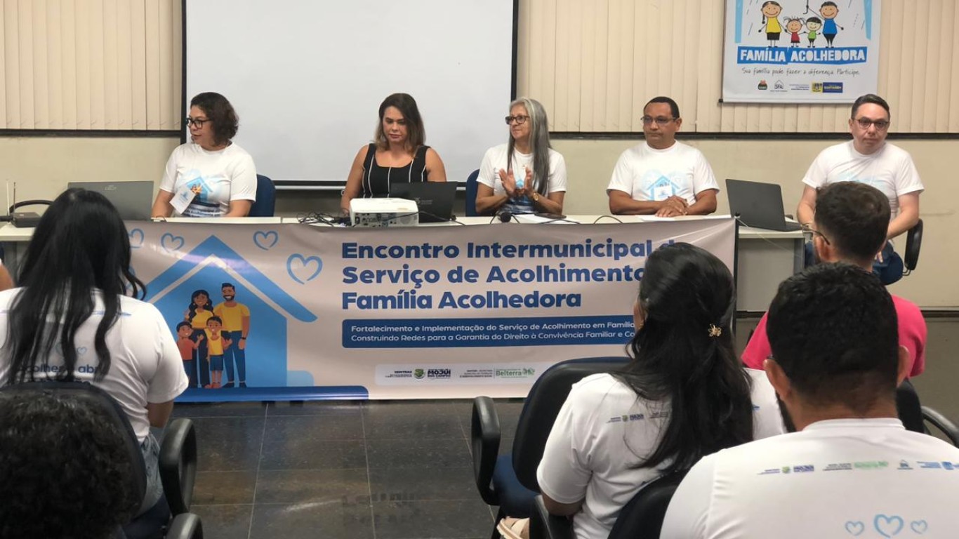 Imagem da notícia: I Encontro Intermunicipal fortalece acolhimento familiar e proteção de crianças e adolescentes em Santarém