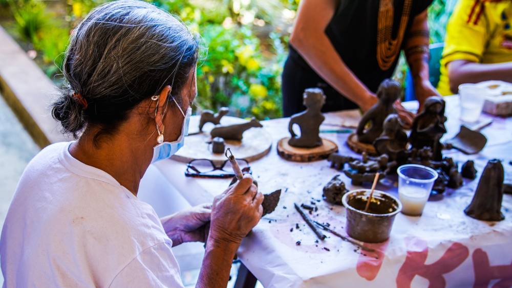 Oficina de Cerâmica " presépios natalinos" encerra com Mostra e entrega de certificados