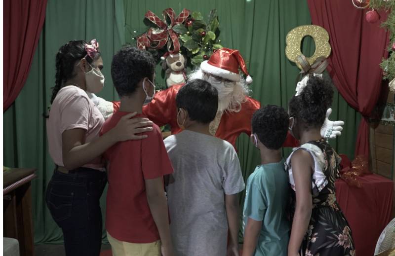 Papai Noel se despede da Casinha e registra mais de 14 mil visitas