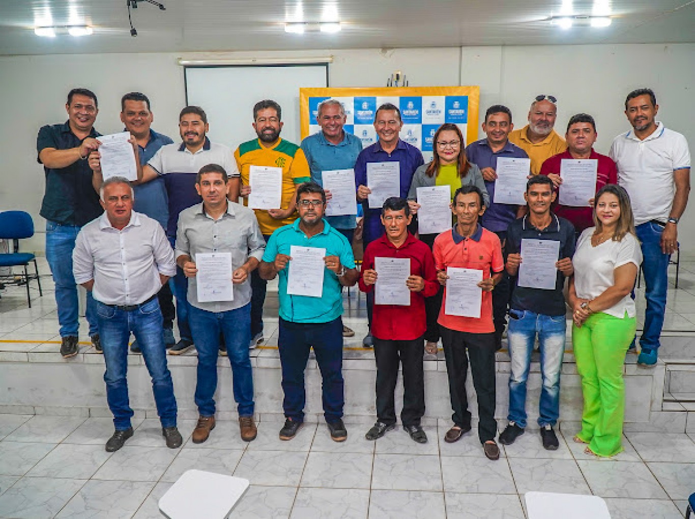 Prefeito de Santarém assina Ordens de Serviços para construção de sistemas de abastecimento de água em comunidades do Lago Grande