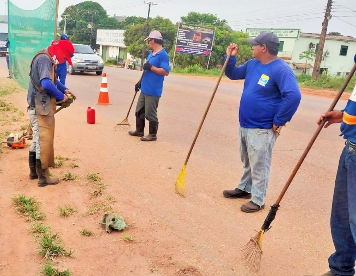 Caminhada de Fé com Maria: Prefeitura intensifica trabalho de organização e limpeza nas vias do percurso