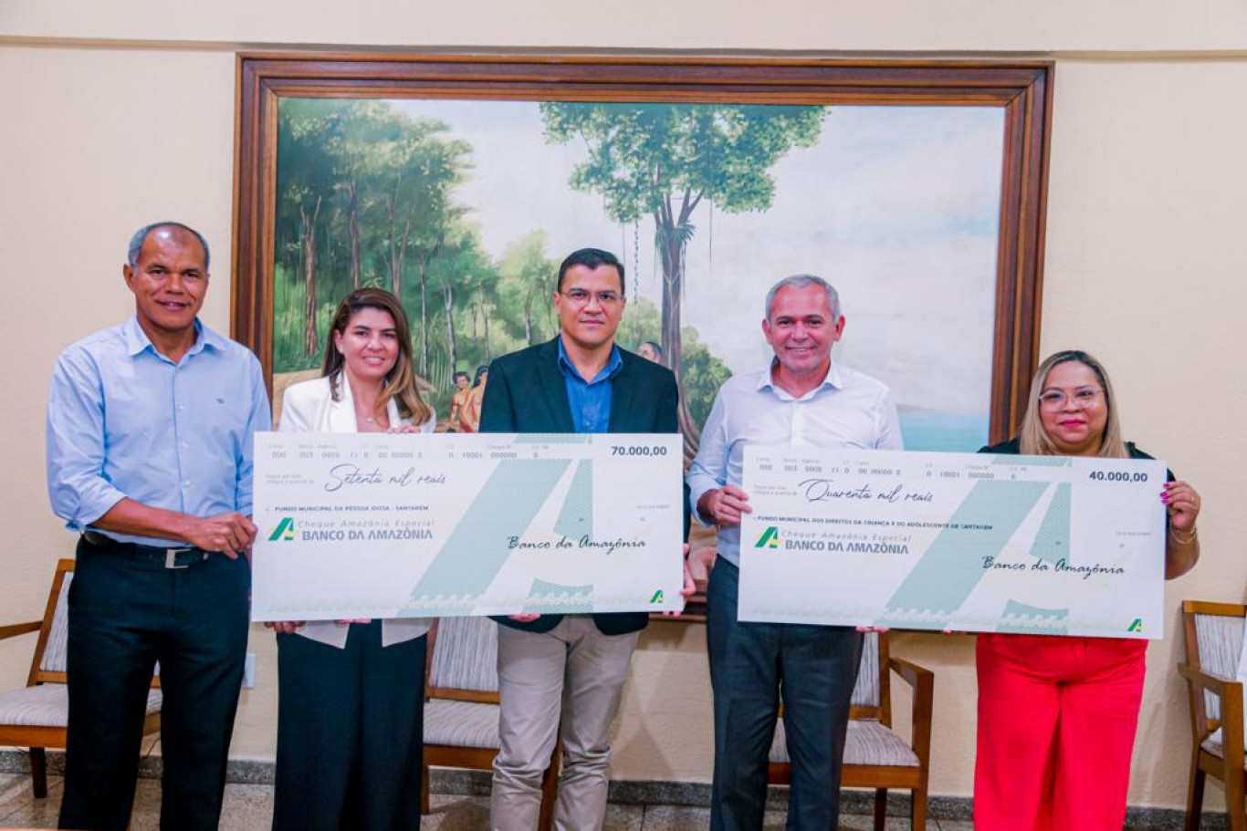 Conselhos Municipais da Criança e do Adolescente e da Pessoa Idosa recebem recursos do Banco da Amazônia