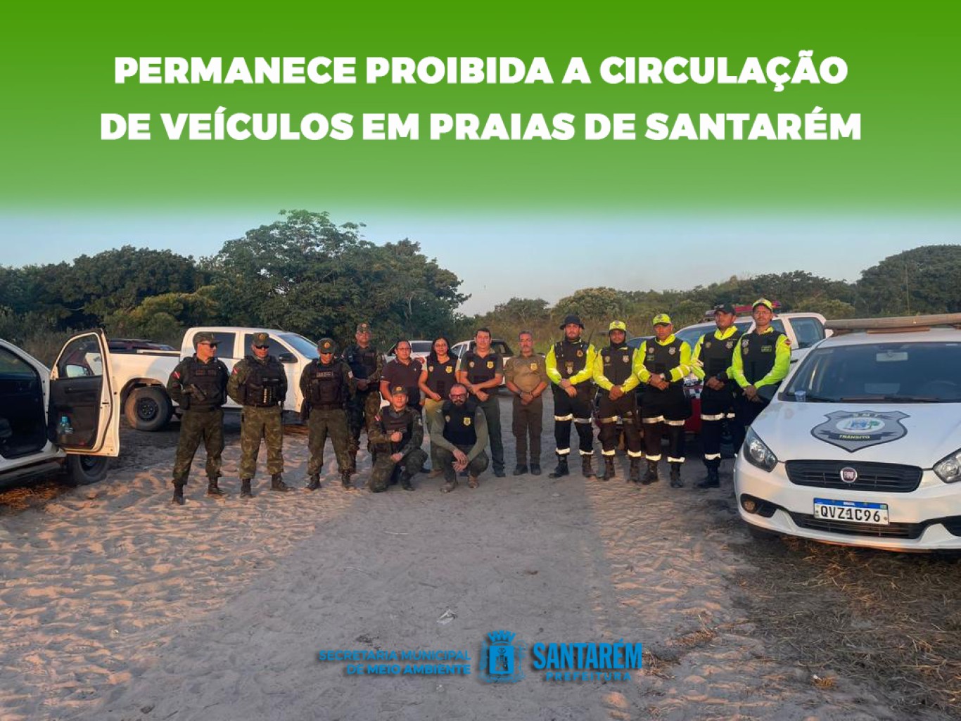 Permanece proibida a circulação de veículos em praias de Santarém