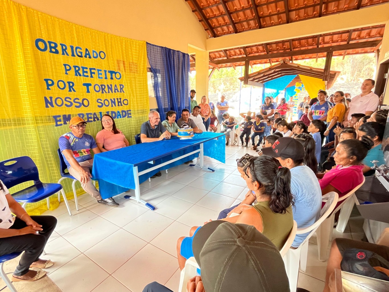 Prefeitura inaugura nova escola na comunidade Nova Aliança, no Lago Grande