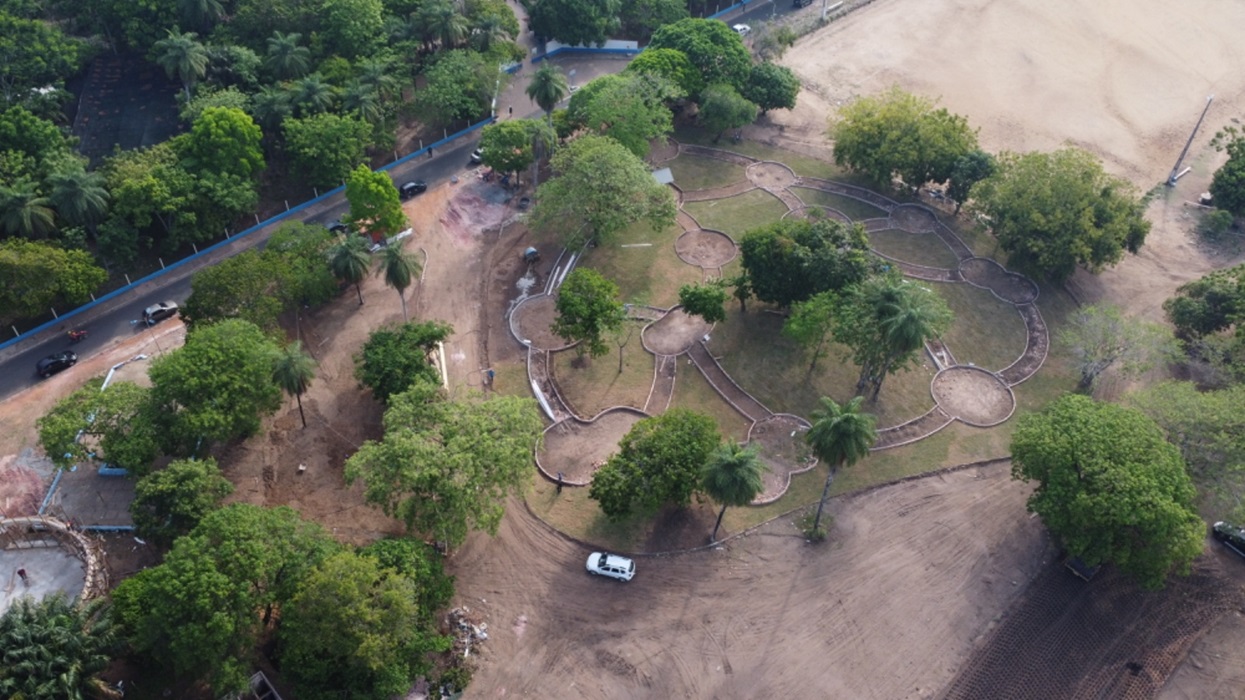 Santarém ganhará mais um novo ponto para as práticas de esporte e lazer. Foto: Ascom Seminfra.