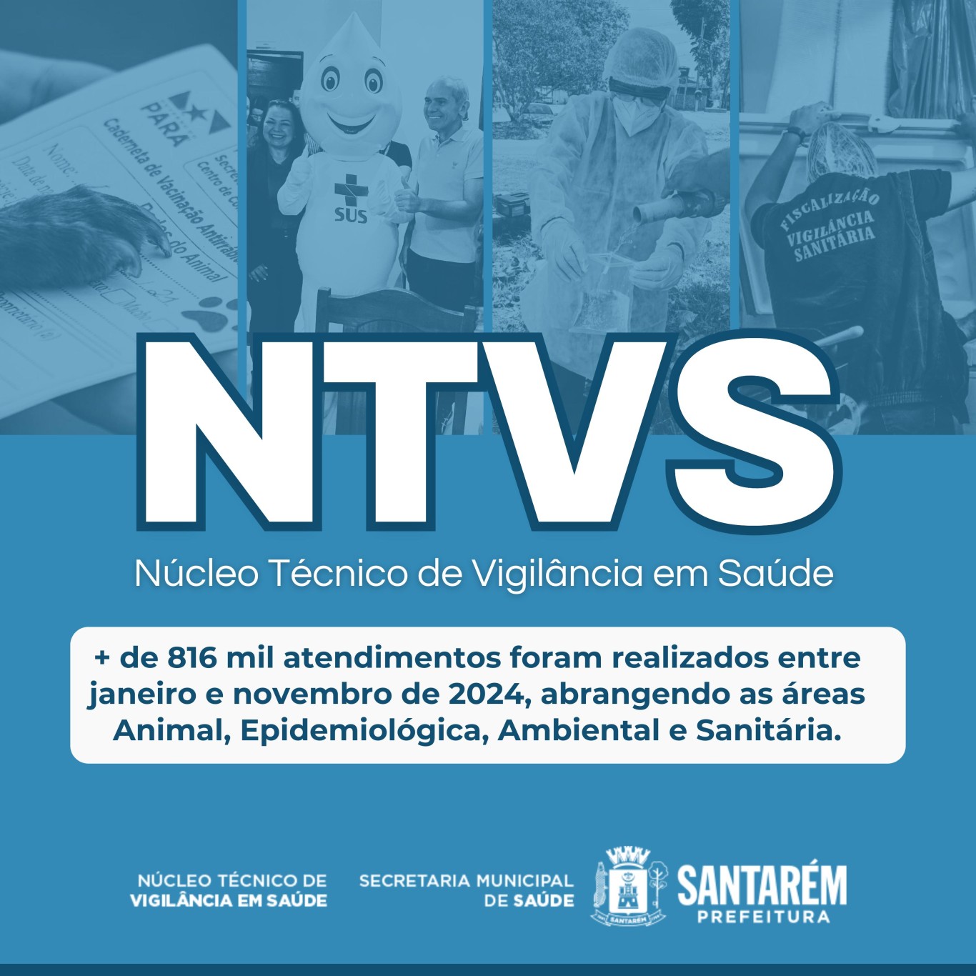 Retrospectiva 2024: NTVS fortalece a saúde pública em Santarém com mais de 816 mil atendimentos e ações 