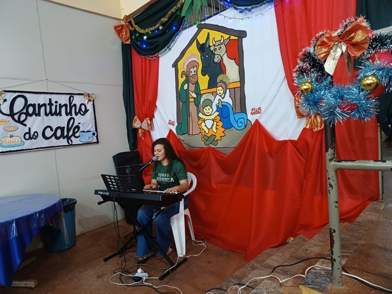 Imagem de Música e acolhimento marcam manhã natalina no Cas/Caec