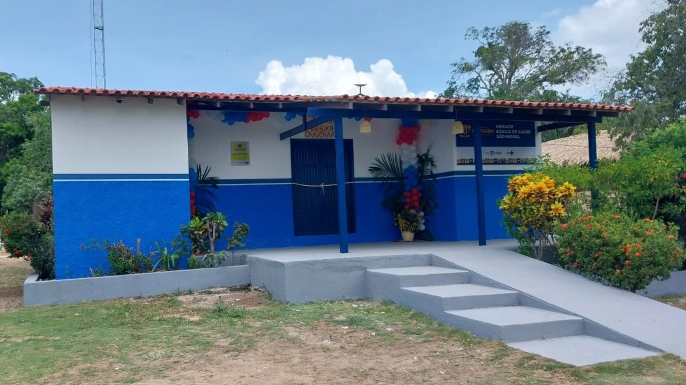 Duas comunidades ribeirinhas passam a contar com novas Unidades Básicas de Saúde na região de rios