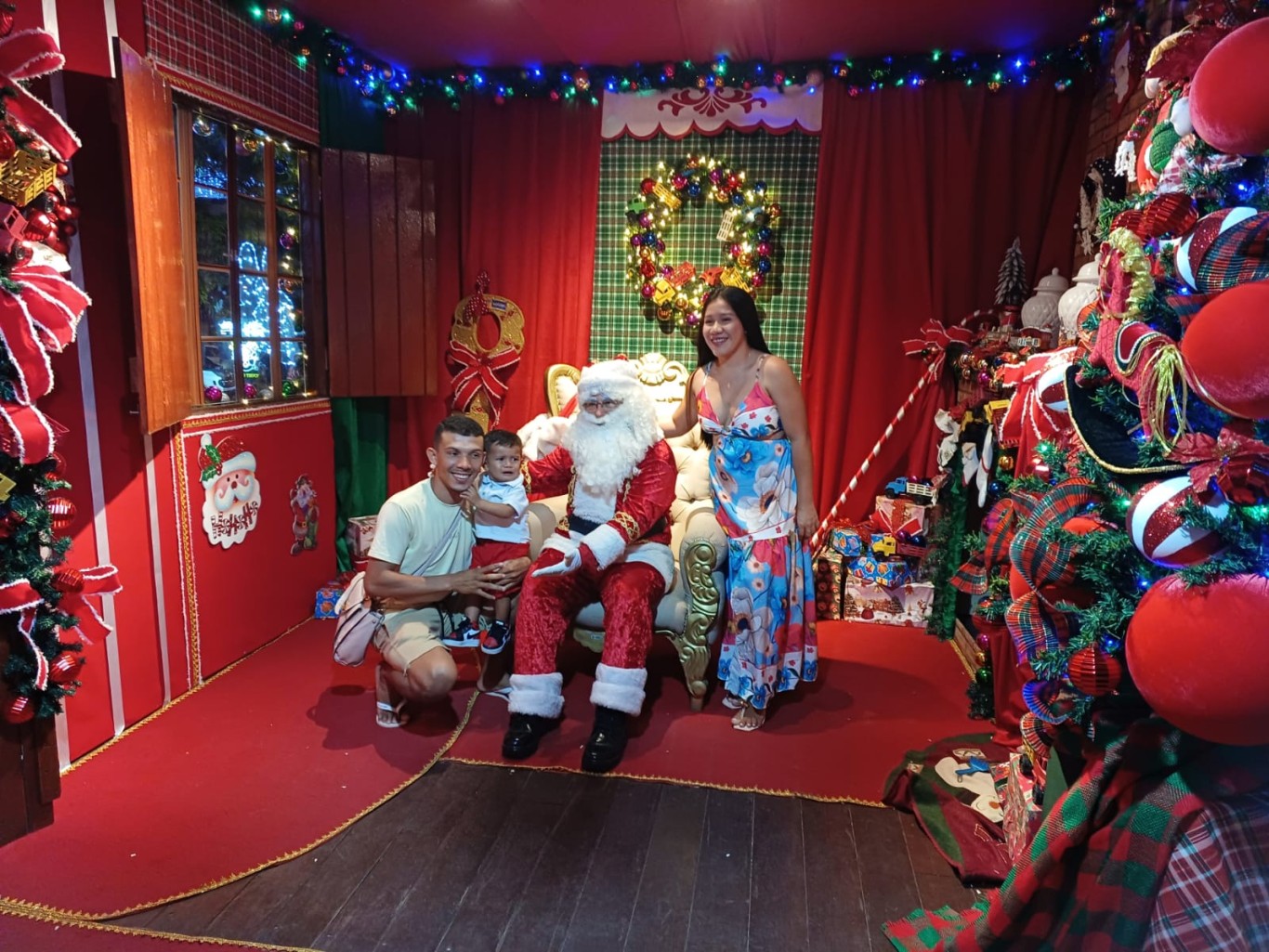 Imagem de Natal Iluminado: visitação ao Papai Noel entra na reta final em Santarém