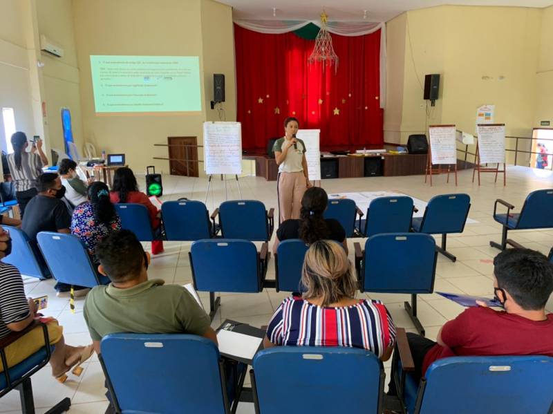 Parceria Semed e ICMBio oferece capacitação para educadores da Resex Tapajós Arapiuns