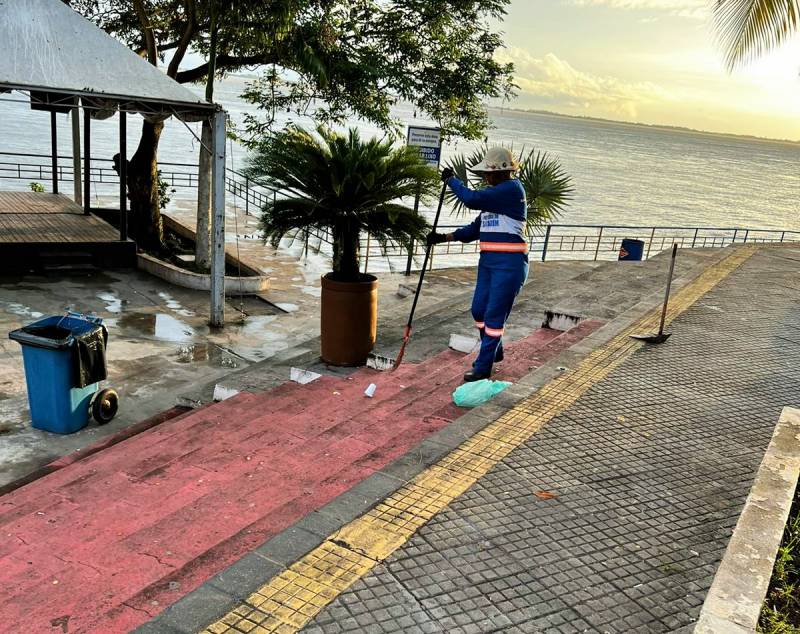 Agentes de limpeza avançam com cronograma de serviços em bairros de Santarém