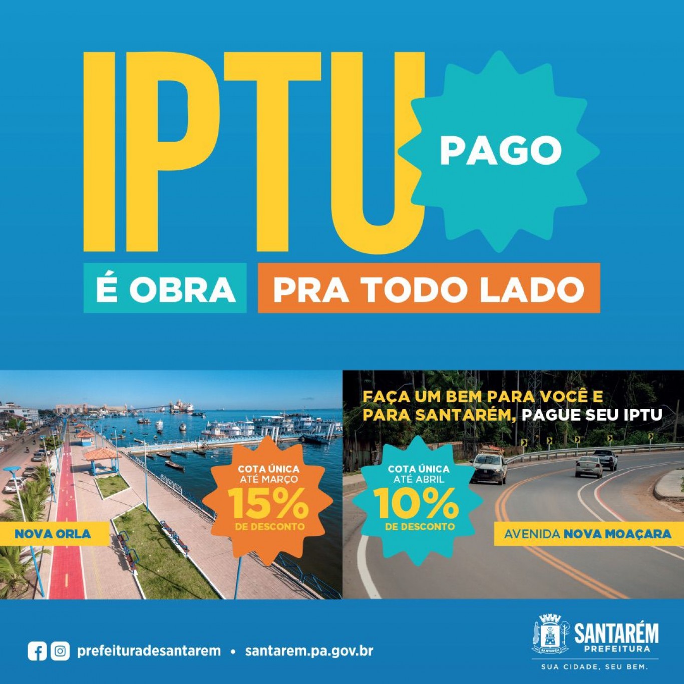 Contribuintes têm até 31 de março para pagar IPTU com desconto de até 15%