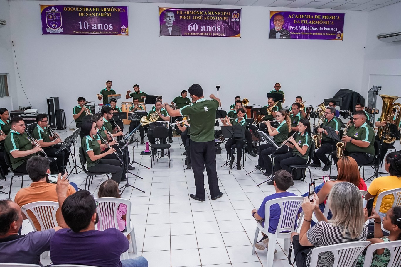 Aula inaugural da Academia de Música da Filarmônica de Santarém reúne pais e alunos
