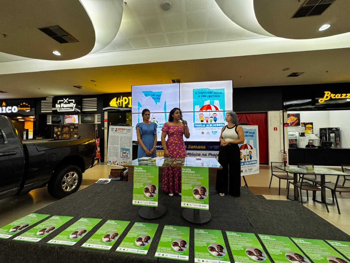 Imagem de Serviço de Acolhimento em Família Acolhedora realiza palestra no Shopping Rio Tapajós