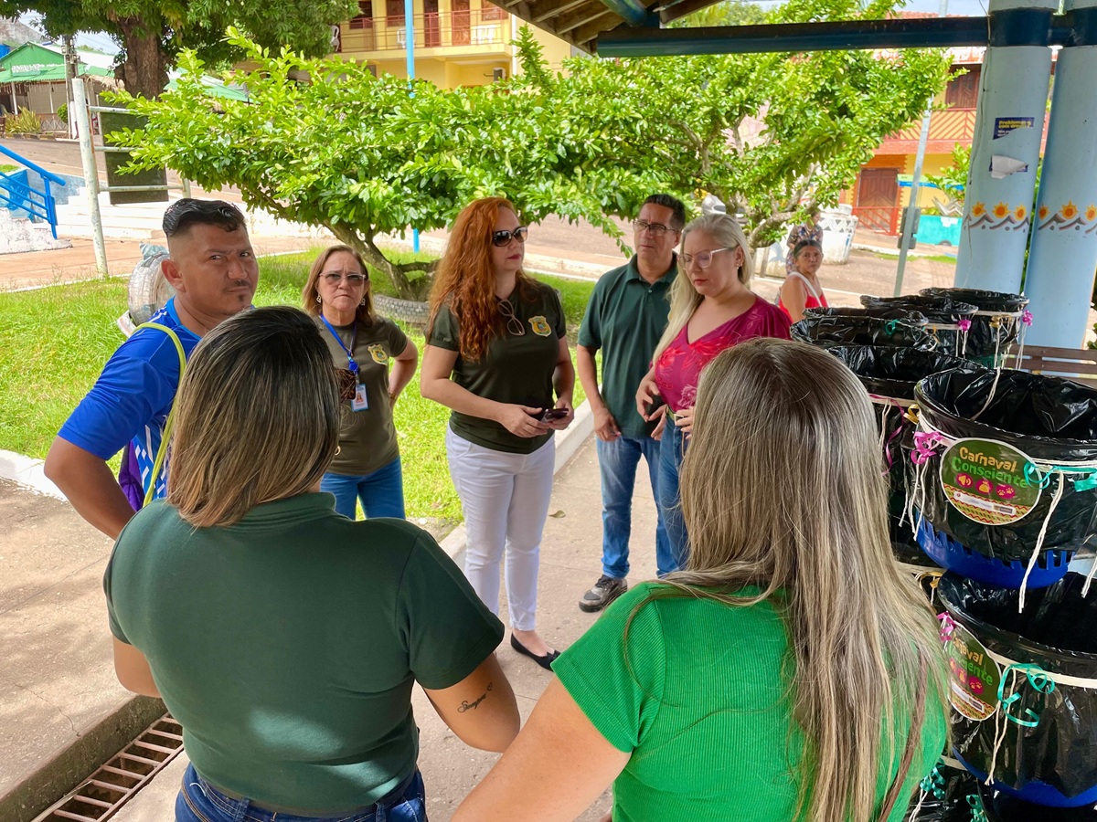 Carnaval em Alter é com Educação Ambiental. Foto: Ascom Semma.