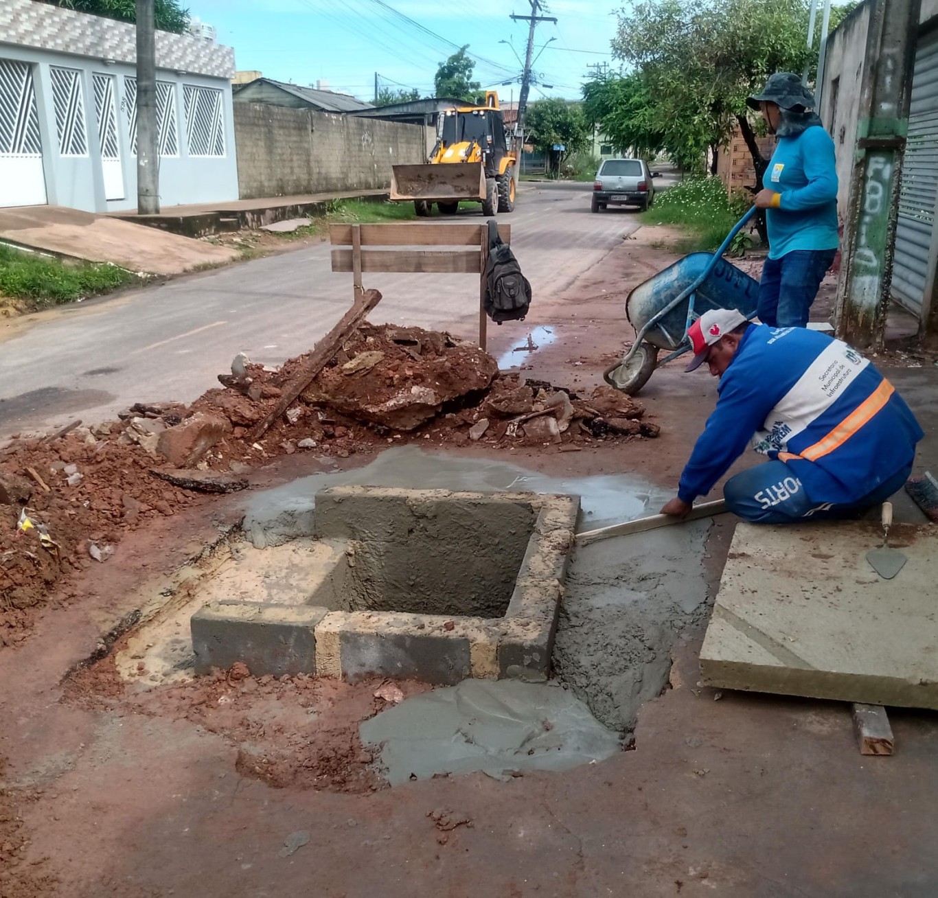 Imagem de Seminfra executa melhorias com obras de drenagem