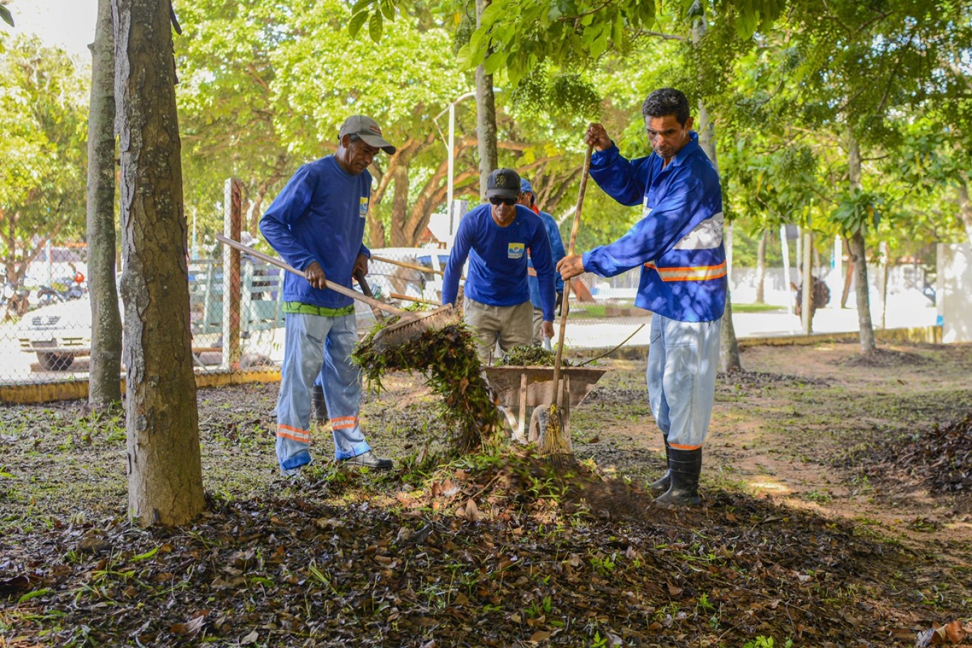 Semurb inicia serviços de limpeza pública no Parque da Cidade