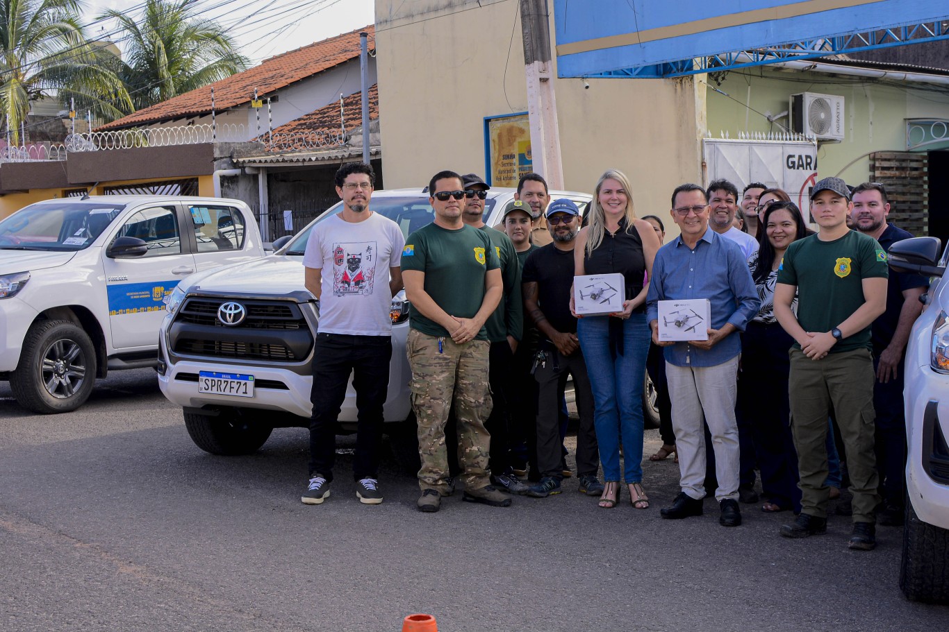 Semma recebe novas caminhonetes e drones para reforço na fiscalização ambiental