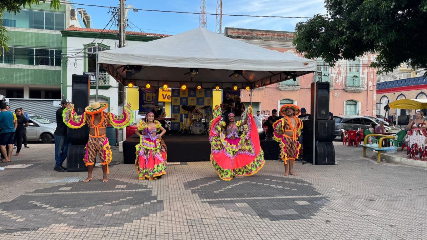 Lançamento do Projeto Cultura na Praça movimenta orla de Santarém