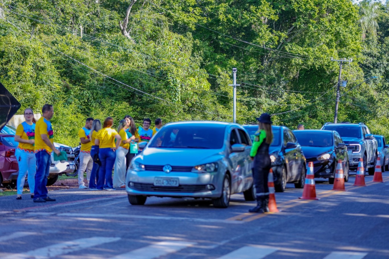 Imagem de Blitz ambiental fortalece conscientização socioambiental na estrada de Alter do Chão