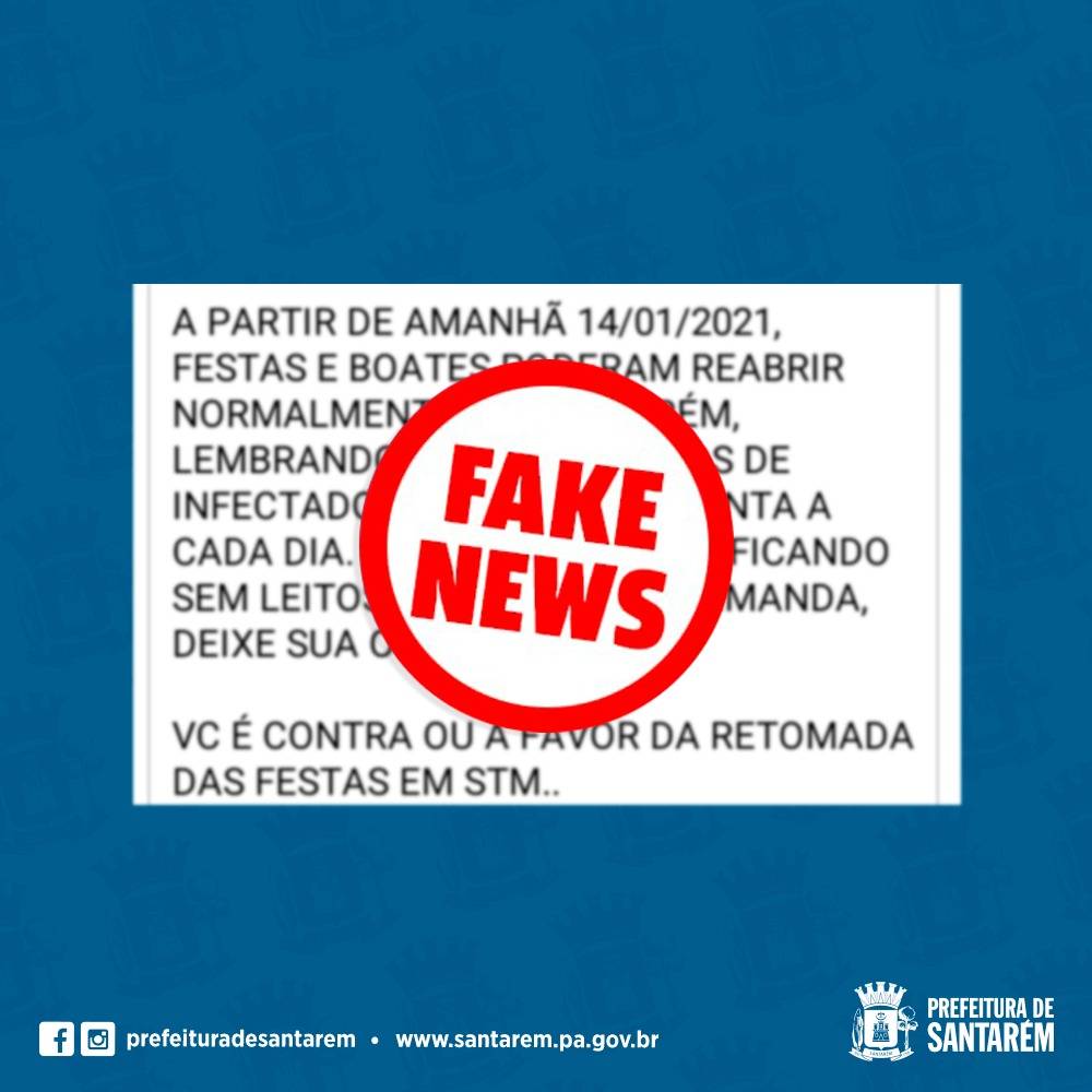 Liberação de shows, festas e boates é Fake News 