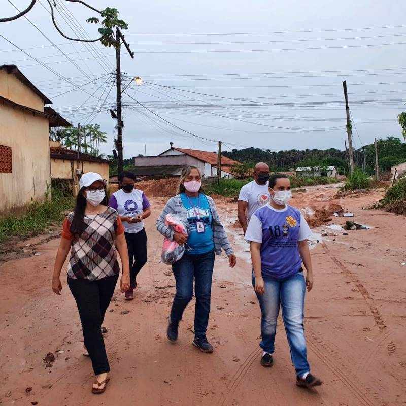 Prefeitura de Santarém continua acompanhando situação de famílias afetadas pelas fortes chuvas