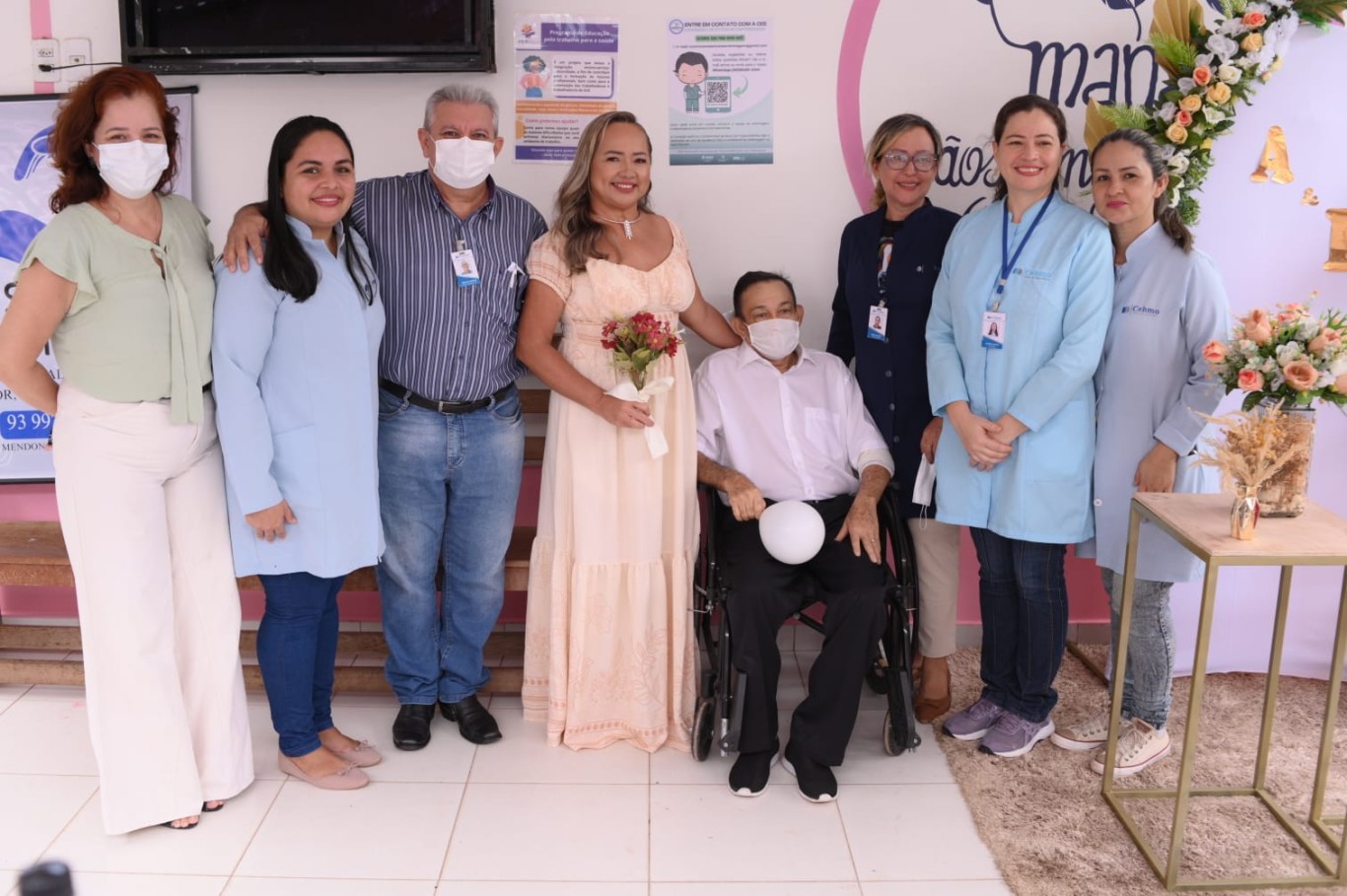 Hospital Municipal de Santarém celebra o primeiro casamento de sua história