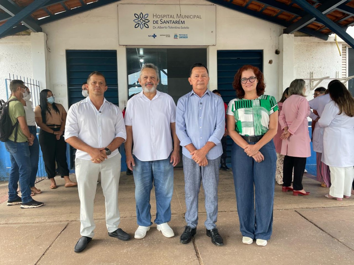 Prefeito José Maria Tapajós apresenta o novo diretor do Hospital Municipal de Santarém