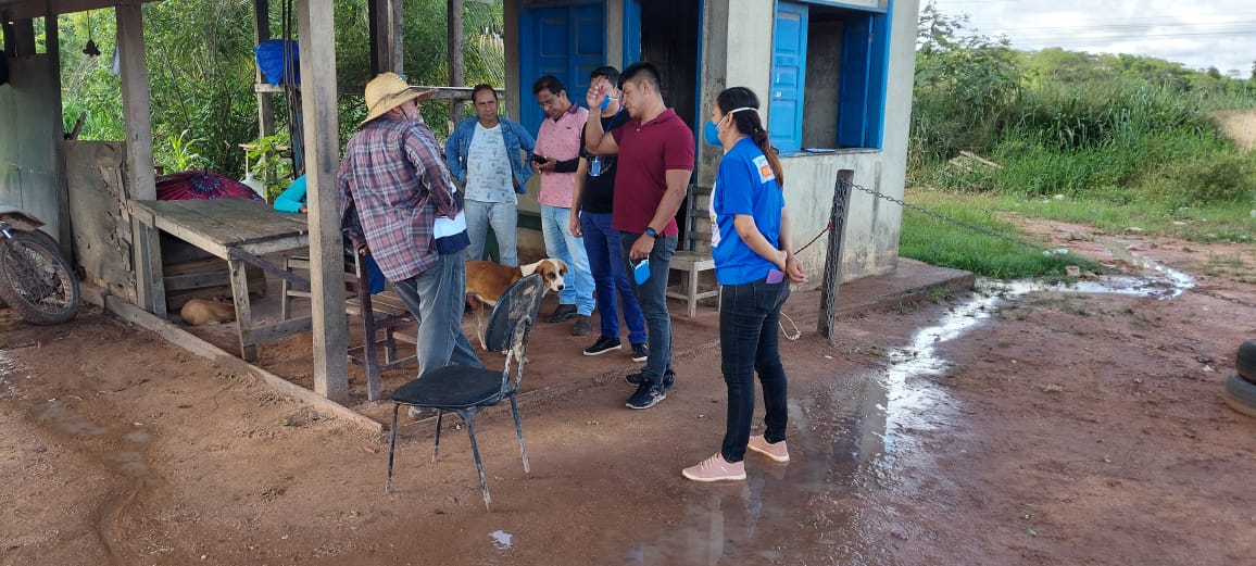 Nesta quinta-feira (23), as ações ocorreram no Aterro de Perema. Foto: Ascom Semtras.