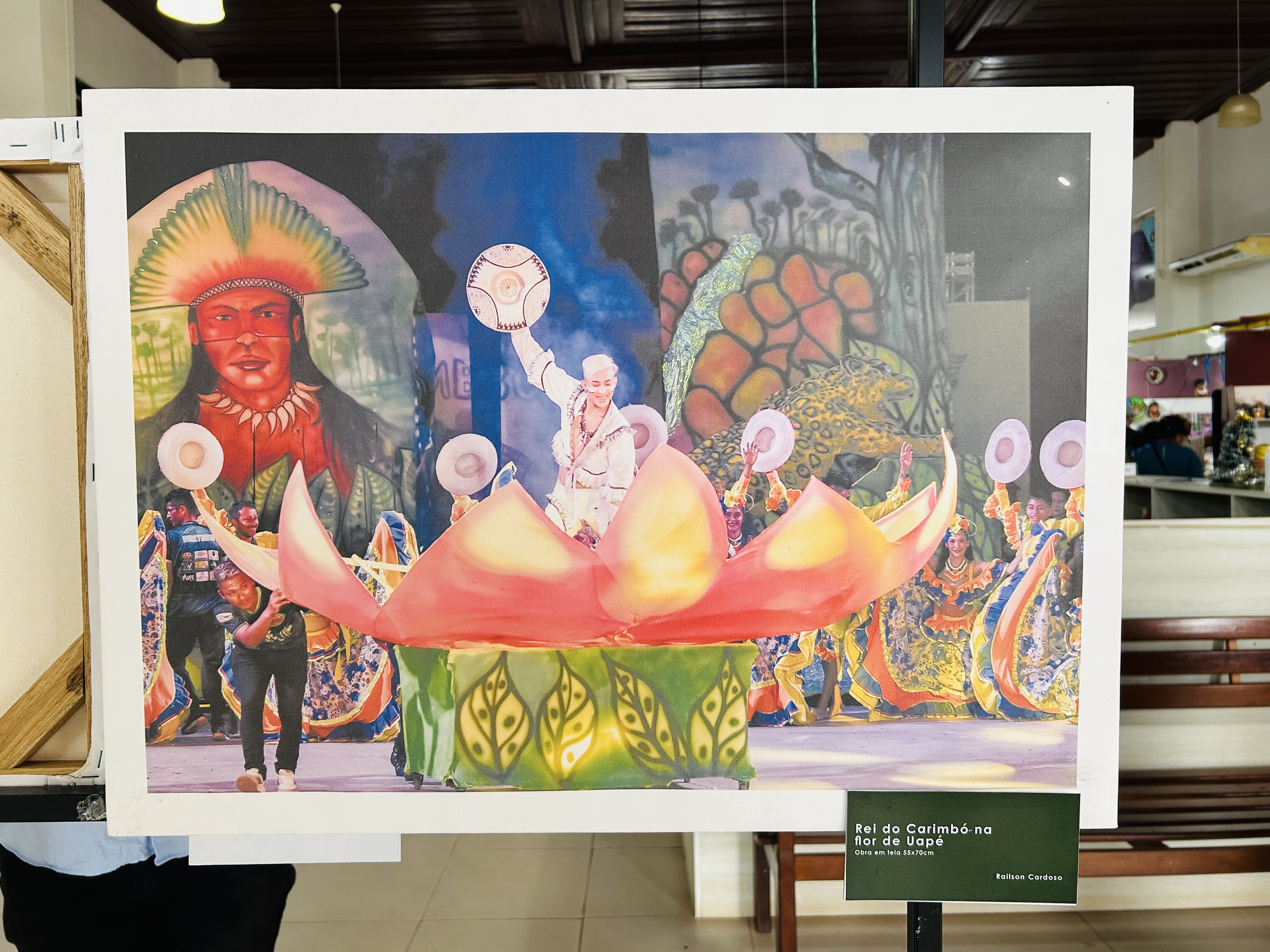 Cristo Rei possui 14 estandes que comercializam artesanato produzido a partir de mat&eacute;rias-primas naturais. Foto: Ascom Semtras.