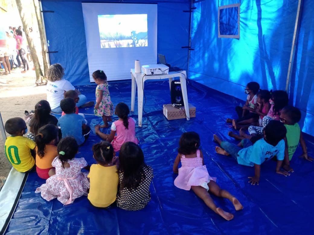 Crianças e adolescentes indígenas em acolhimento na Caaf participam de colônia de férias