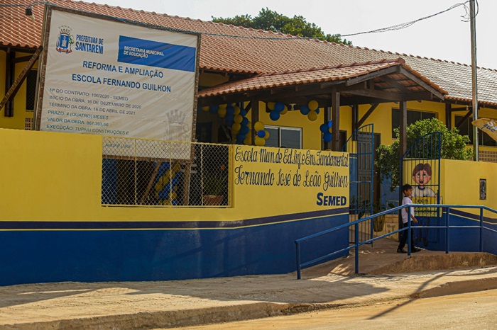 Santarém 360 anos: Escola reformada e ampliada é mais um investimento da Prefeitura no Maracanã