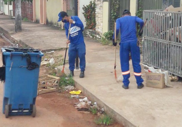 Final de semana tem trabalhos intensos de limpeza pública em Santarém