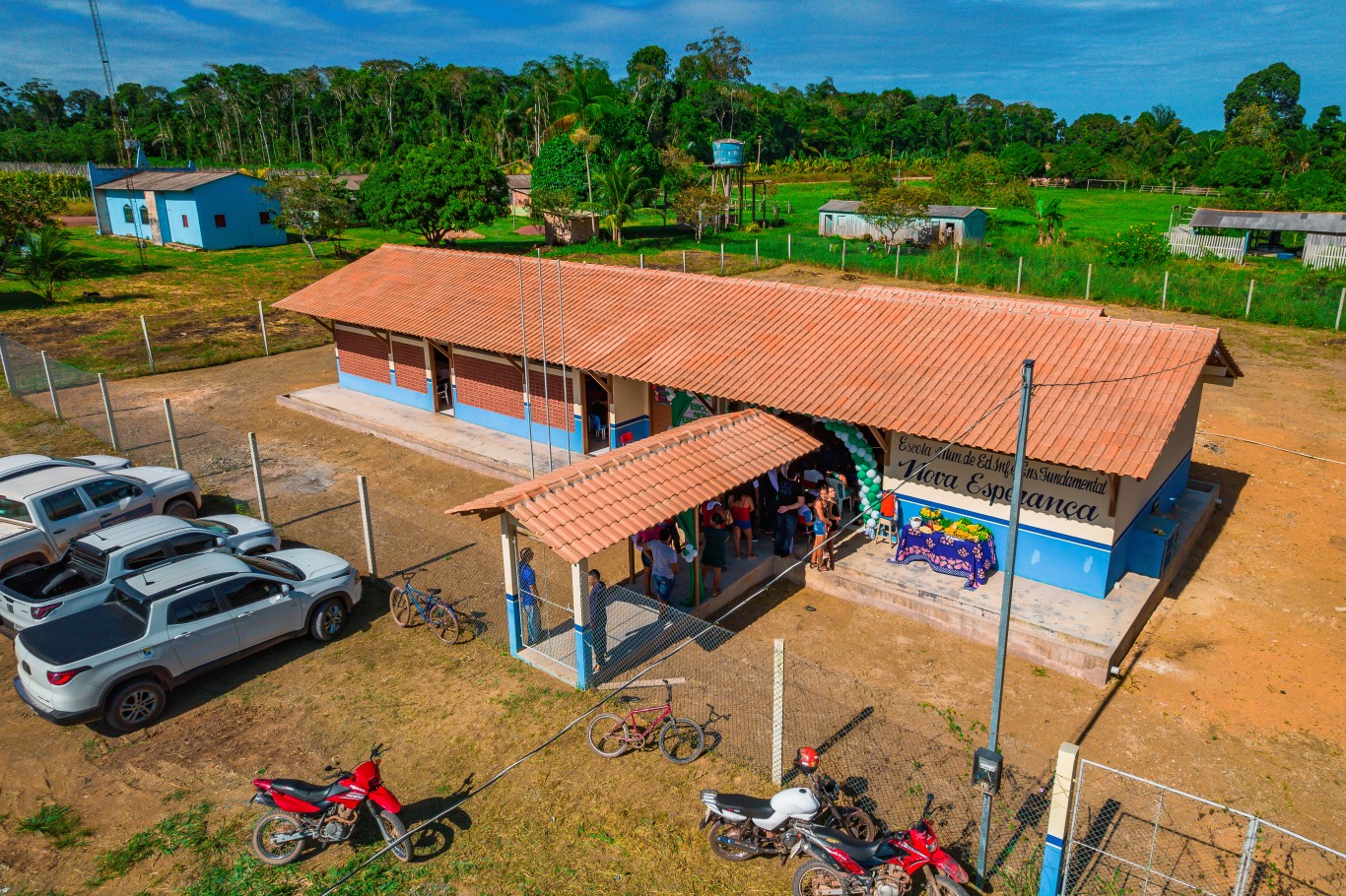 Santarém 362 anos: Prefeitura constrói e entrega nova escola na comunidade Nova Esperança, região do Ituqui