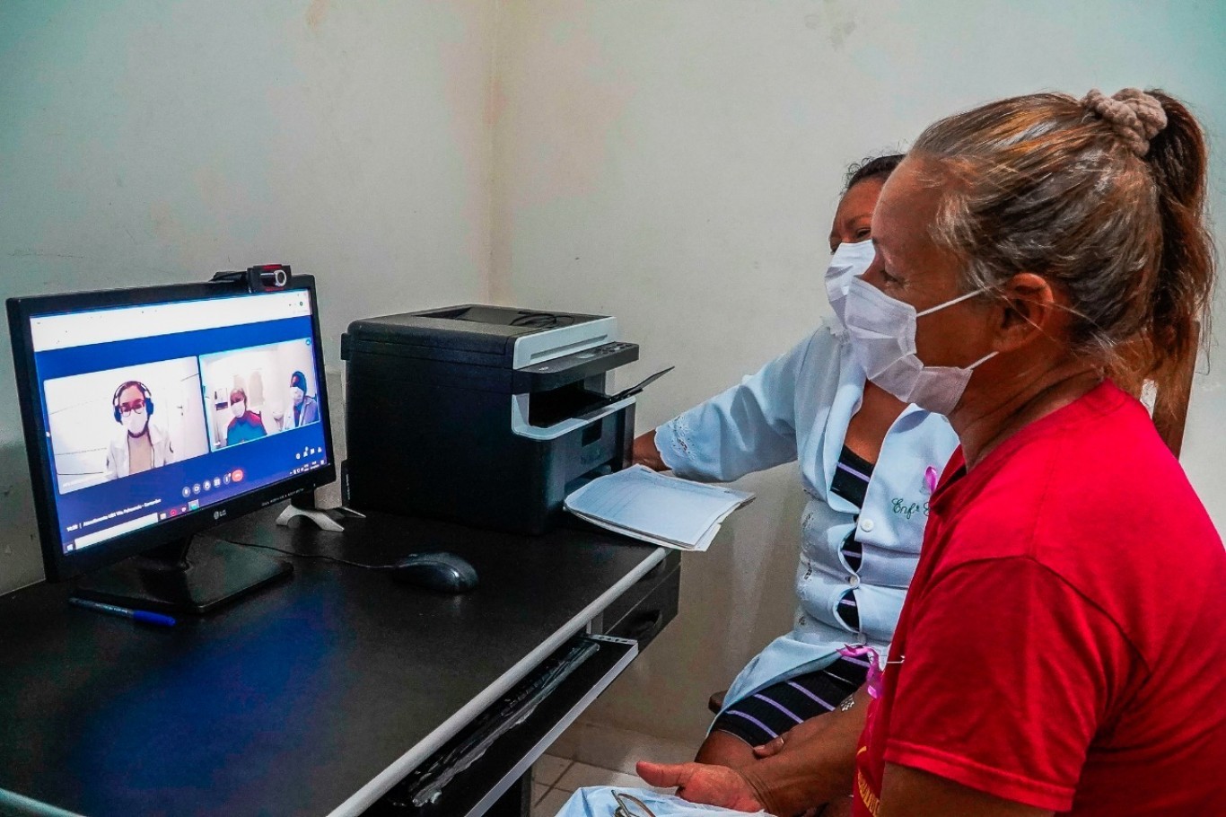 Telessaúde: mais de 900 atendimentos médicos são realizados na UBS Paissandu, no Lago Grande 