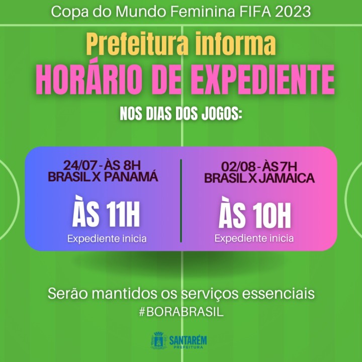 Copa: Prefeitura informa horário de expediente nas repartições