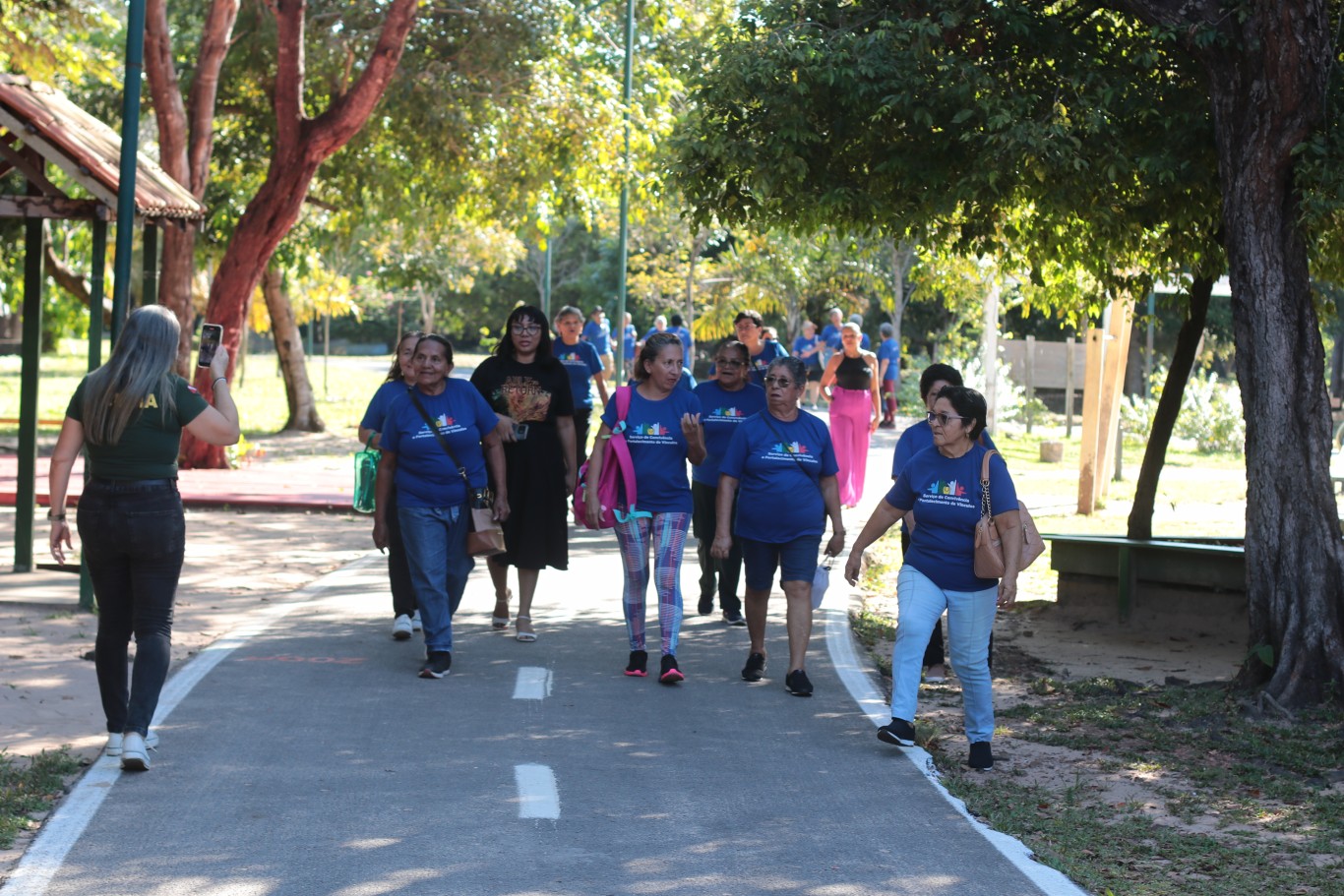 Prefeitura realiza mais uma edição do projeto Um Dia no Parque com foco na inclusão de idosos