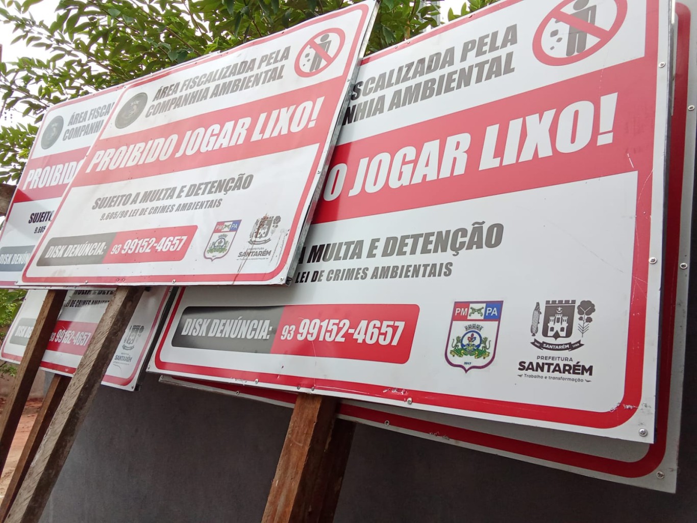 Imagem de Placas de "Proibido jogar lixo" serão instaladas no Bairro Juá