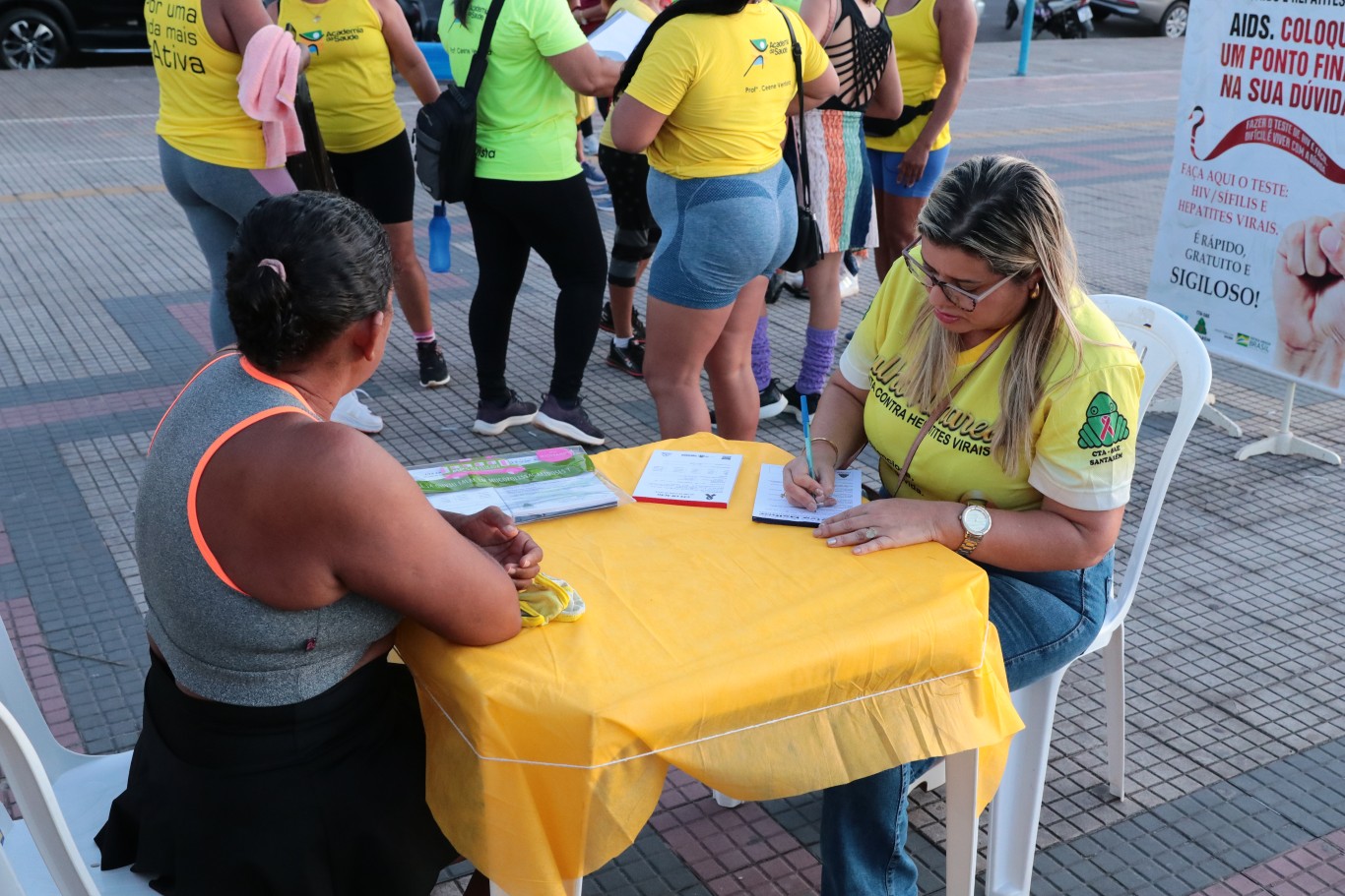 Imagem de Prefeitura realiza ação na orla de Santarém pelo Dia Mundial de Combate às Hepatites Virais