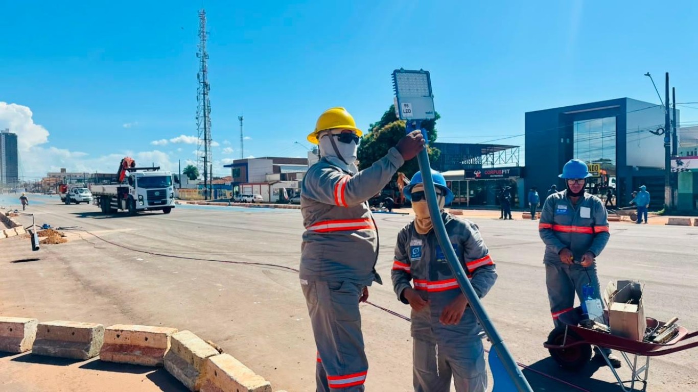 Imagem de Esplanada do Tapajós recebe novo sistema de iluminação em LED para ampliar segurança e valorização do espaço