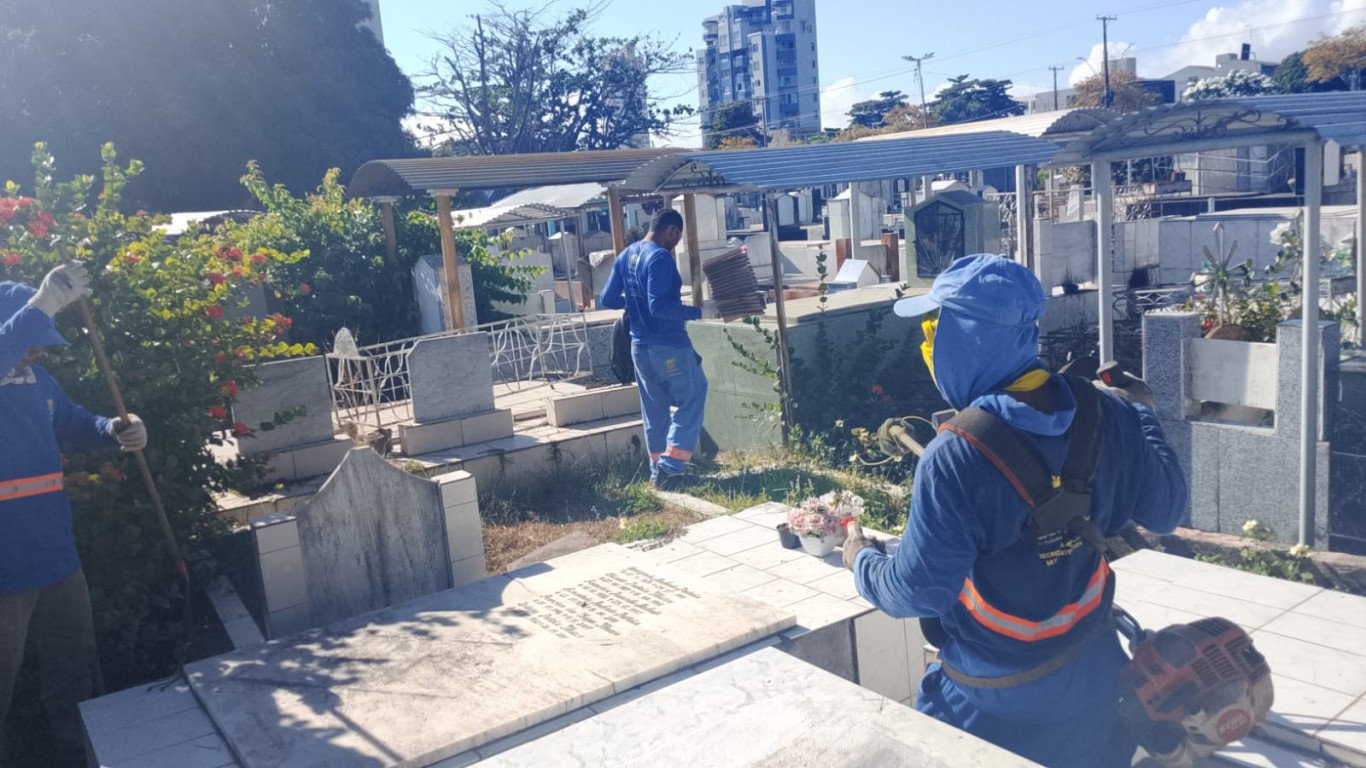 Imagem de Prefeitura de Santarém intensifica limpeza e manutenção dos cemitérios para o Dia dos Pais
