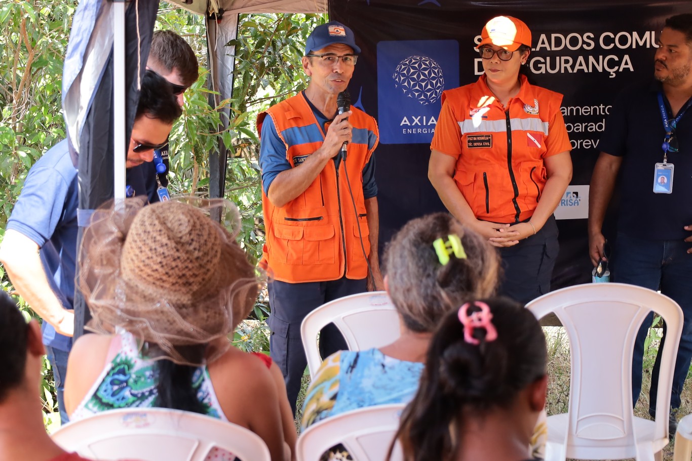 Imagem de Defesa Civil participa de simulado de segurança da barragem da Hidrelétrica Curuá-Una com comunidades da Zona de Autossalvamento