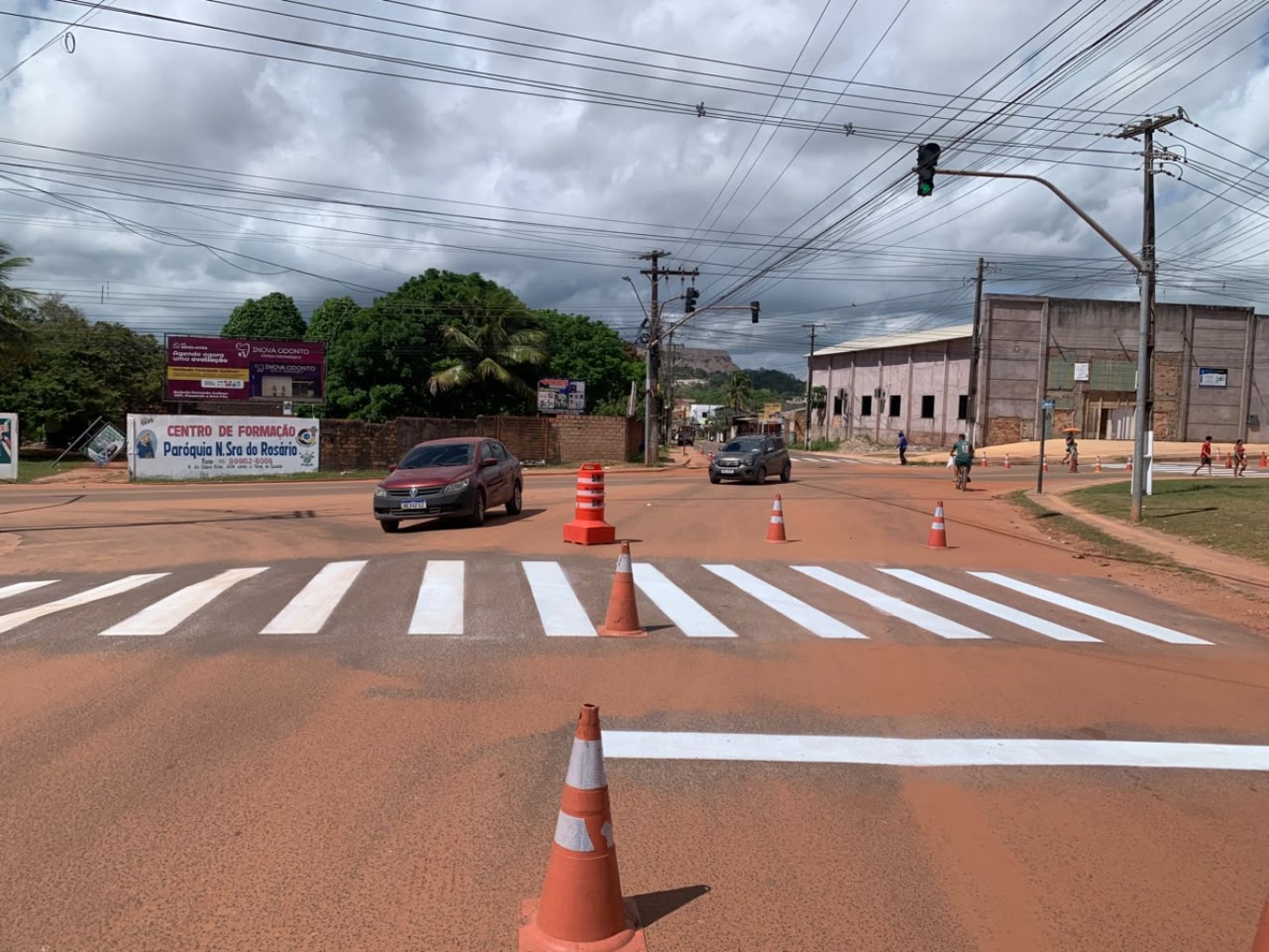 Imagem de Prefeitura de Santarém reforça segurança viária com implantação de faixas de pedestres no bairro Santarenzinho