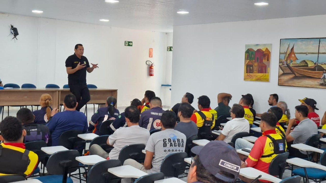 Imagem de Prefeitura promove palestra sobre prevenção de sinistros de trânsito para motoristas de aplicativo 