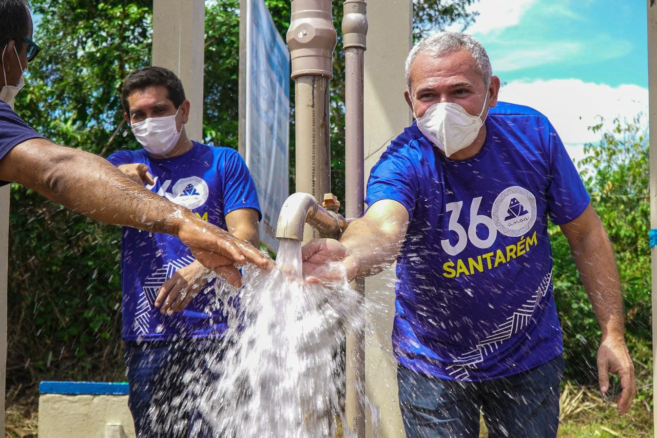 Santarém 360 anos: Sistema de água potável e saneamento chega a comunidade São José na Região do Arapixuna