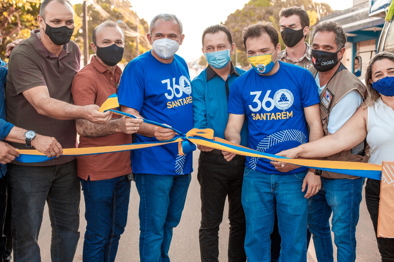 Santarém 360 anos: Prefeitura garante mais desenvolvimento econômico com entrega de asfalto no Maracanã