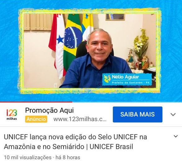 Prefeito Nélio Aguiar participa de lançamento da nova edição do Selo Unicef